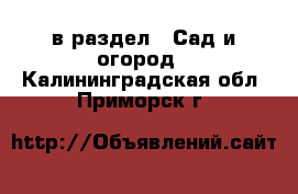  в раздел : Сад и огород . Калининградская обл.,Приморск г.